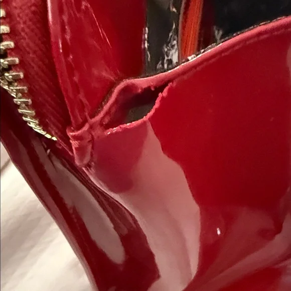 Ted Baker Deep Red Large Satchel - Picture 13 of 16